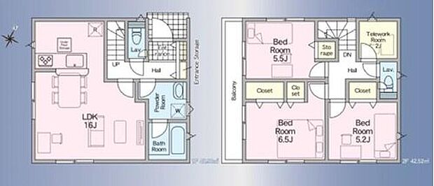 (1号棟)、価格2480万円、3LDK、土地面積106.46m2、建物面積83.42m2