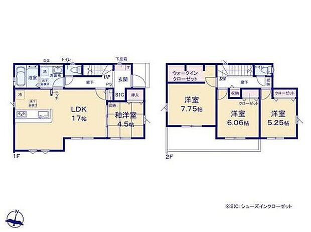 (2号棟)、価格5480万円、4LDK、土地面積154.68m2、建物面積99.36m2