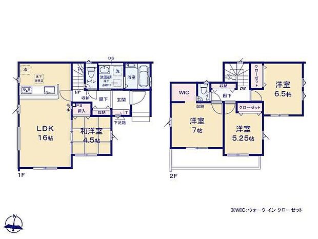 (1号棟)、価格4499万円、4LDK、土地面積176.6m2、建物面積95.22m2