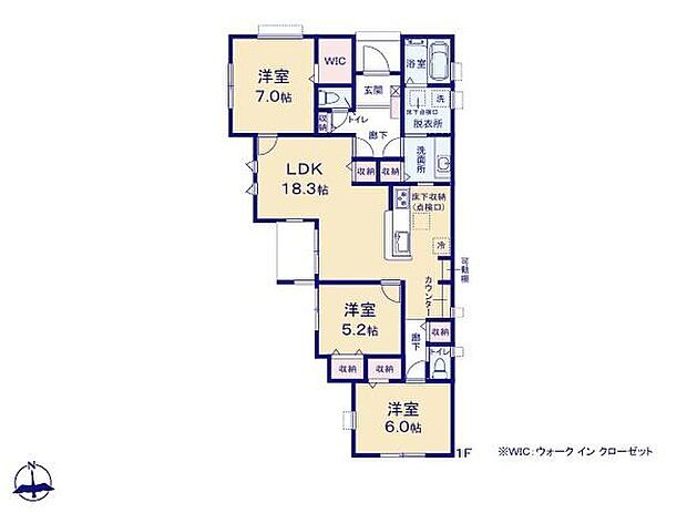 (1号棟)、価格3580万円、3LDK、土地面積217.54m2、建物面積87.68m2