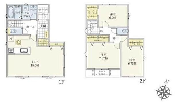 (1号棟)、価格3150万円、3LDK、土地面積100.83m2、建物面積96.05m2