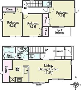 ◆広くて明るい南向きリビング♪
◆キッチンがすっきり片付く大型パントリー付き
◆全室収納付きでお部屋を広くお使いいただけます 