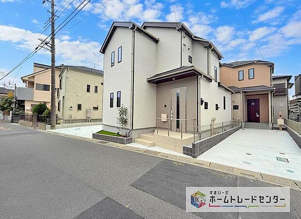 【現地外観写真】資料請求やご見学は即日対応可能♪陽当りや通風など住みやすさの工夫が満載。資料に載っていない街並みや周辺環境は、ぜひ現地で実際にお確かめください。