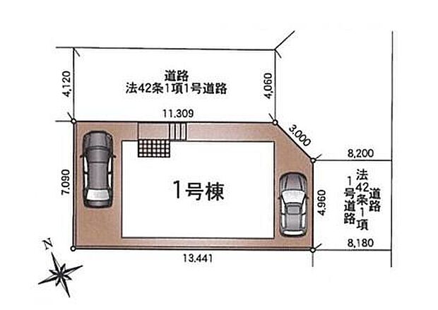 【全体区画図】◆せんげん台駅まで徒歩20分、停歩7分でバスも利用できます
◆開放感のある角地◆日当たり良好◆並列2台駐車可
◆スーパーやコンビニも近く、お買い物も便利な閑静な住宅街です
