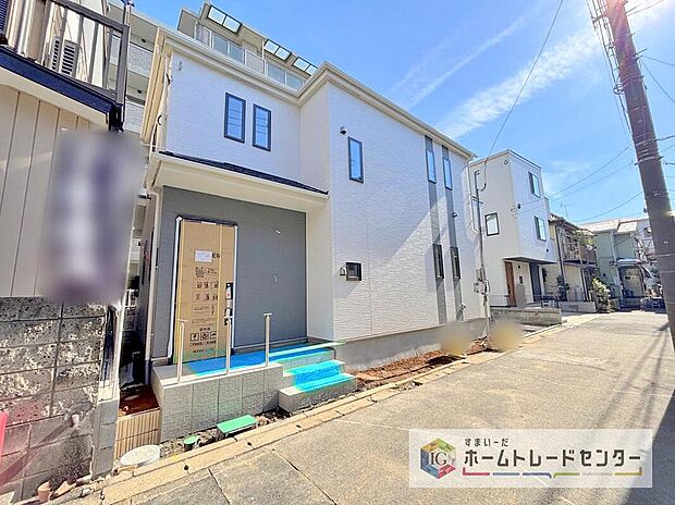【現地外観写真】資料請求やご見学は即日対応可能♪陽当りや通風など住みやすさの工夫が満載。資料に載っていない街並みや周辺環境は、ぜひ現地で実際にお確かめください。