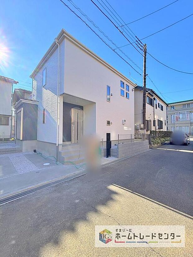 【現地外観写真】資料請求やご見学は即日対応可能♪陽当りや通風など住みやすさの工夫が満載。資料に載っていない街並みや周辺環境は、ぜひ現地で実際にお確かめください。