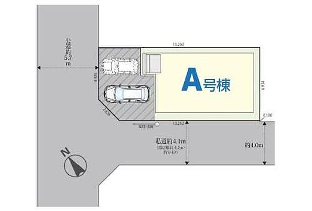 【区画図】◆藤の牛島駅まで徒歩15分◆粕壁小学校まで徒歩12分
◆南西道路の明るい角地♪カースペース並列2台
◆安心の長期優良住宅◆陽当たり良好♪閑静な住宅街