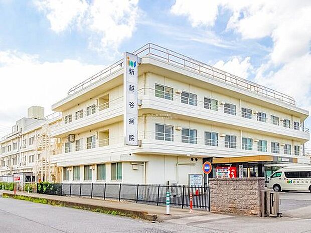 新越谷病院（約510m）