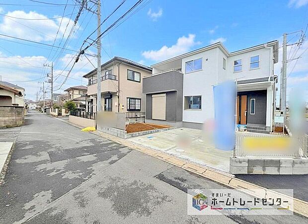 【現地外観写真】資料請求やご見学は即日対応可能♪陽当りや通風など住みやすさの工夫が満載。資料に載っていない街並みや周辺環境は、ぜひ現地で実際にお確かめください。