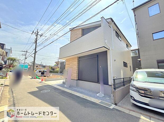 【現地外観写真】資料請求やご見学は即日対応可能♪陽当りや通風など住みやすさの工夫が満載。資料に載っていない街並みや周辺環境は、ぜひ現地で実際にお確かめください。