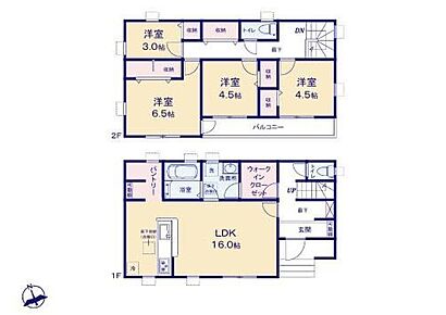 ◆快適でゆとりある生活を楽しめる４LDKプラン
◆玄関と洗面所の２方向から出入りできる便利なＷＩＣ
◆お部屋すっきり全室収納付き♪キッチンにパントリーなど収納豊富な間取り 