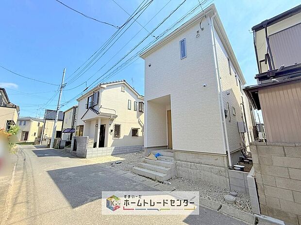 【現地外観写真】資料請求やご見学は即日対応可能♪陽当りや通風など住みやすさの工夫が満載。資料に載っていない街並みや周辺環境は、ぜひ現地で実際にお確かめください。