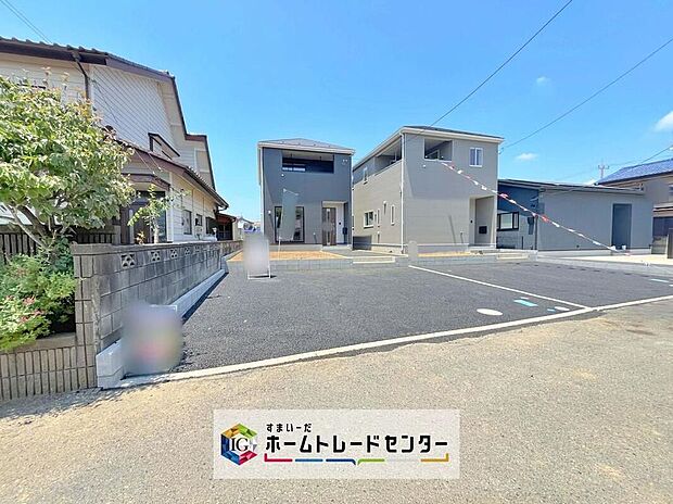 【現地外観写真】資料請求やご見学は即日対応可能♪陽当りや通風など住みやすさの工夫が満載。資料に載っていない街並みや周辺環境は、ぜひ現地で実際にお確かめください。