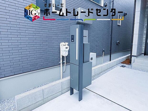 【【宅配BOX】】戸建用の宅配ボックスを設置。通販でのお買い物などお荷物が届く予定があっても時間を気にせず外出できるので大変便利です。