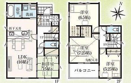 ◆ウォークインクローゼット2カ所設置
◆16帖LDKで家族団らんを満喫
◆7.25帖主寝室でゆとりある暮らし
◆日当たり良好なワイドバルコニー 