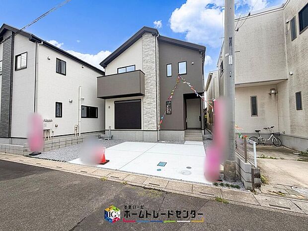 【現地外観写真】資料請求やご見学は即日対応可能♪陽当りや通風など住みやすさの工夫が満載。資料に載っていない街並みや周辺環境は、ぜひ現地で実際にお確かめください。