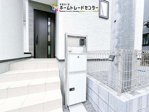 【【宅配BOX】】戸建用の宅配ボックスを設置。通販でのお買い物などお荷物が届く予定があっても時間を気にせず外出できるので大変便利です。