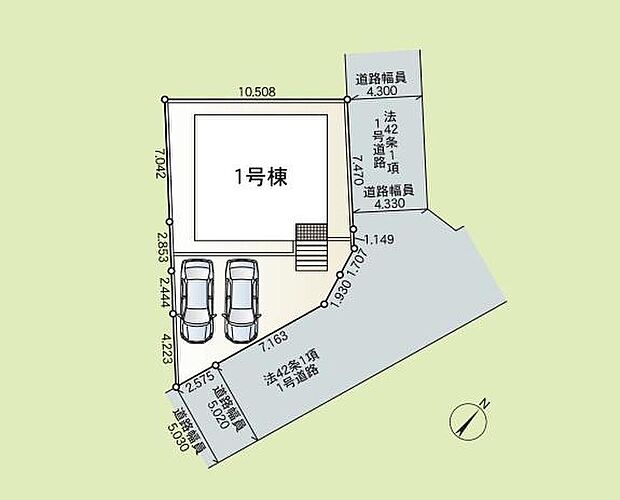 カースペースは並列2台分駐車可能です。
落ち着いた住環境で心安らぐ低層住宅地。周辺に高い建物が無く、空が広く大きく感じられます♪