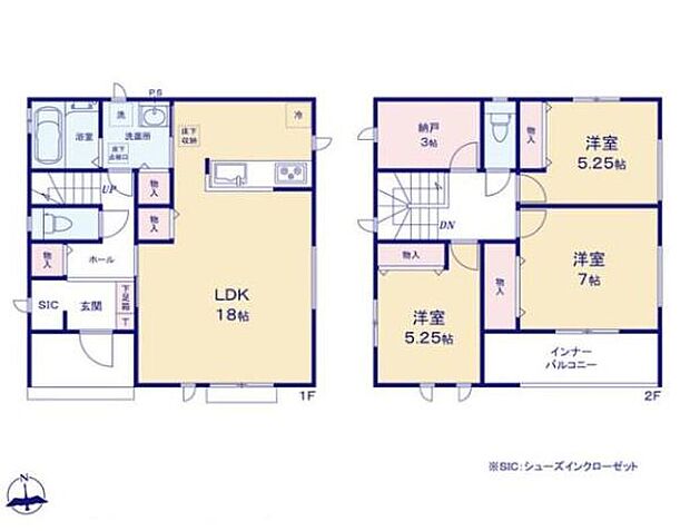 (B号棟)、価格2790万円、4LDK+S、土地面積166.86m2、建物面積96.05m2