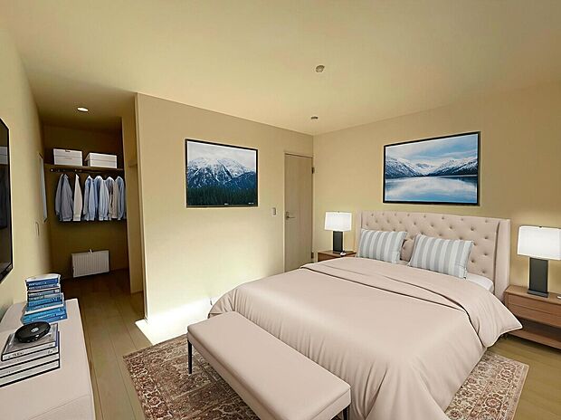 【リビング以外の居室】※家具をCG合成しております。家具付き販売ではございません。