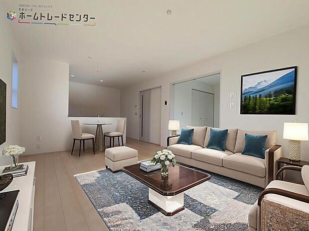 【LDK】※配置されている家具、家電、小物はCGによるイメージ画像ですので現況とは異なります