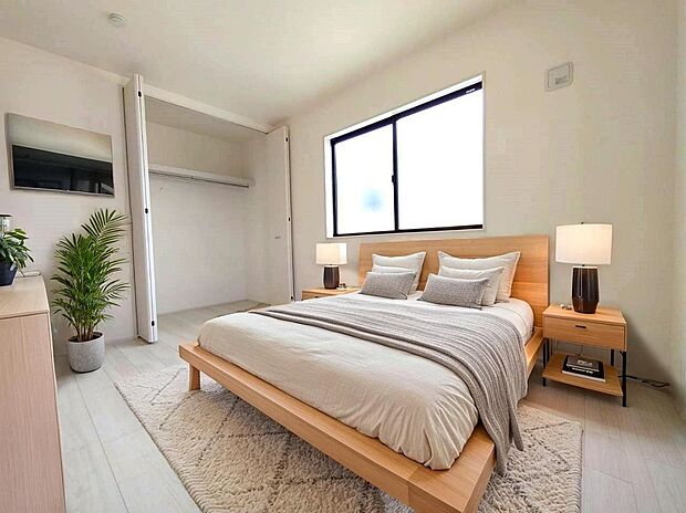 【リビング以外の居室】※家具をCG合成しております。家具付き販売ではございません。