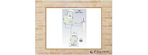 【全体区画図】◇◆南向きで開放的なLDK♪カースペース2台分あり◆◇