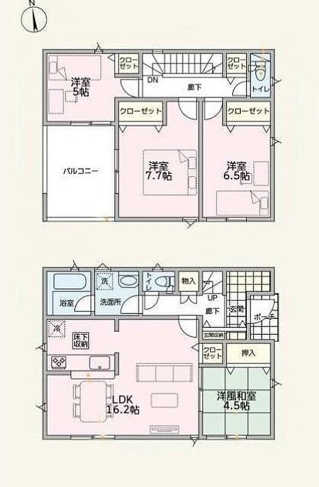 【4LDK】◇隣り合う和室を開放すれば、ひときわ広々とした空間になるリビングダイニング☆
◇2部屋とつながるワイドバルコニー♪洗濯干しがスムーズです♪
◇玄関収納など豊富な収納力でお部屋がスッキリ片付きます♪