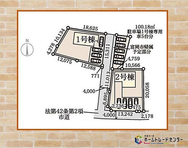 【全体区画図】飯田グループホールディングス唯一の販売専門会社のホームトレードセンターの社員が直接、当物件をご案内いたします。見学希望、資料請求等、お気軽にお問い合わせくださいませ♪