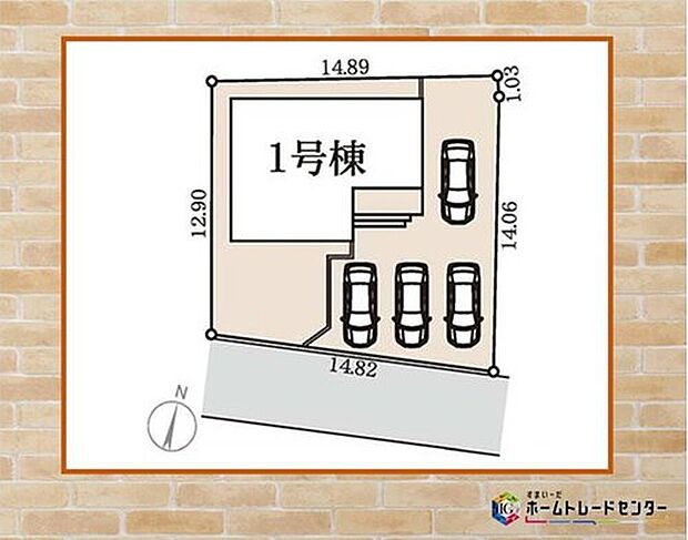 【全体区画図】「群馬八幡駅」まで徒歩3分☆八幡小学校まで徒歩10分♪周辺は静かで落ち着いた雰囲気の住宅街です。交通量も少なく、穏やかで快適にお過ごし頂けそうです。