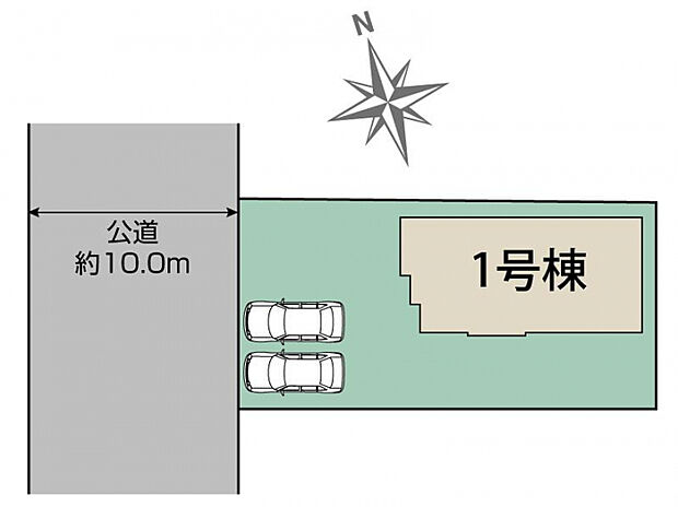 深谷市国済寺1棟　区画図
