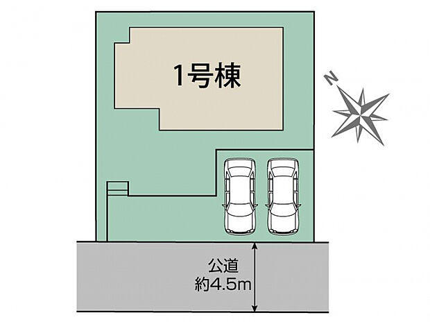 鳩山町楓ケ丘4丁目1棟 区画図