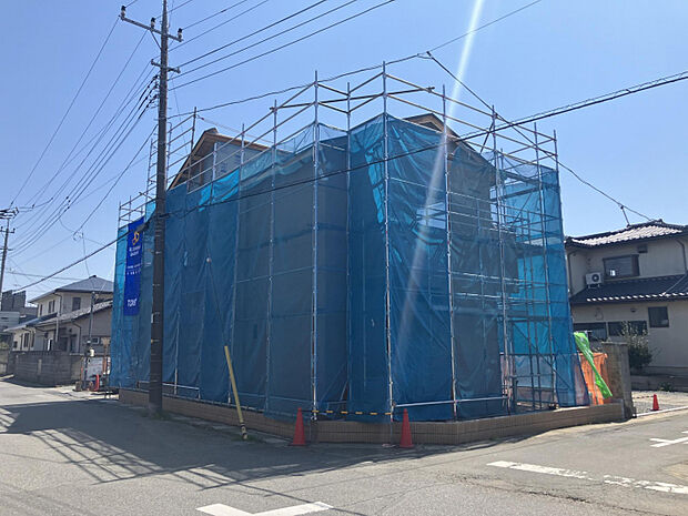 上棟しました！4月撮影　