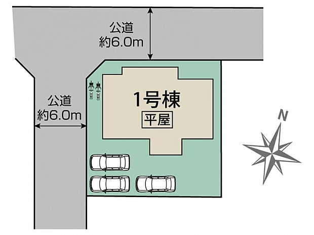 行田市富士見町2丁目1棟 区画図