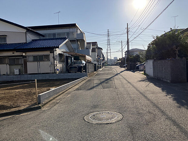 【現地写真　11月撮影】前面道路6.0m公道