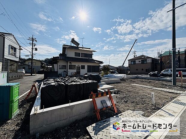【現地外観写真】B号棟・D号棟は5月完成予定です(2026年3月現地)