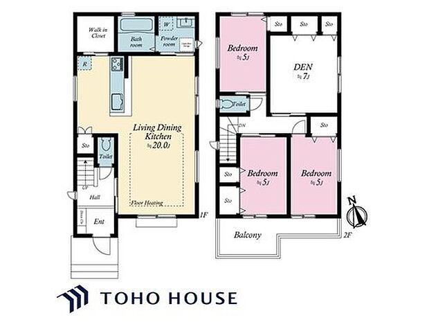 7398万円、3LDK+S(納戸)、土地面積115.16m2、建物面積101.02m2