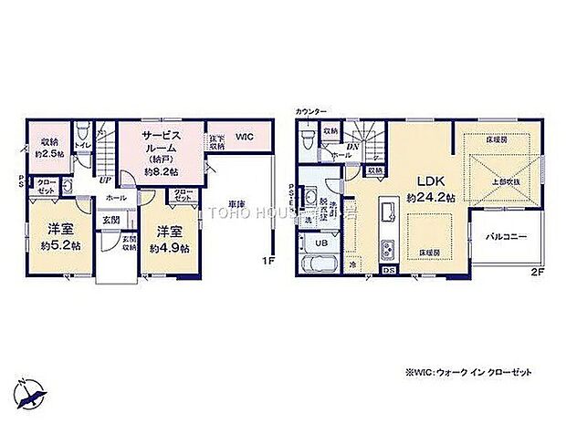 2SLDK、6,699万円、建物面積114.98m2、土地面積89.53m2