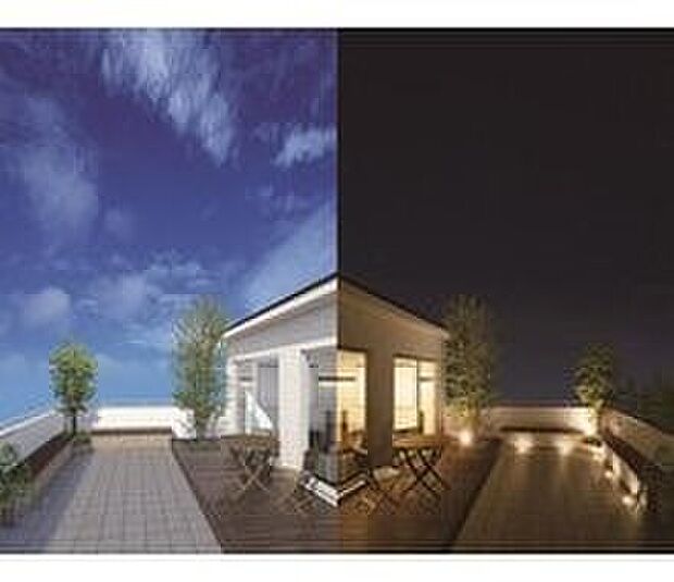 屋上庭園では様々な使い方が楽しめます。