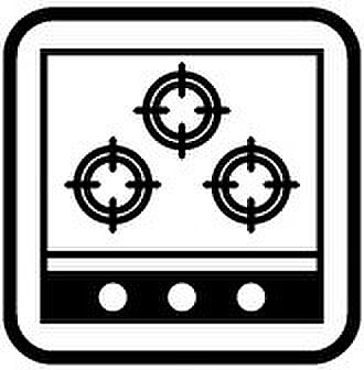 【  【設備】三ツ口コンロ付システムキッチン】システムキッチンは、料理がしやすい３口コンロを採用。煮ながら、焼きながら、茹でながらストレスなく出来ます。