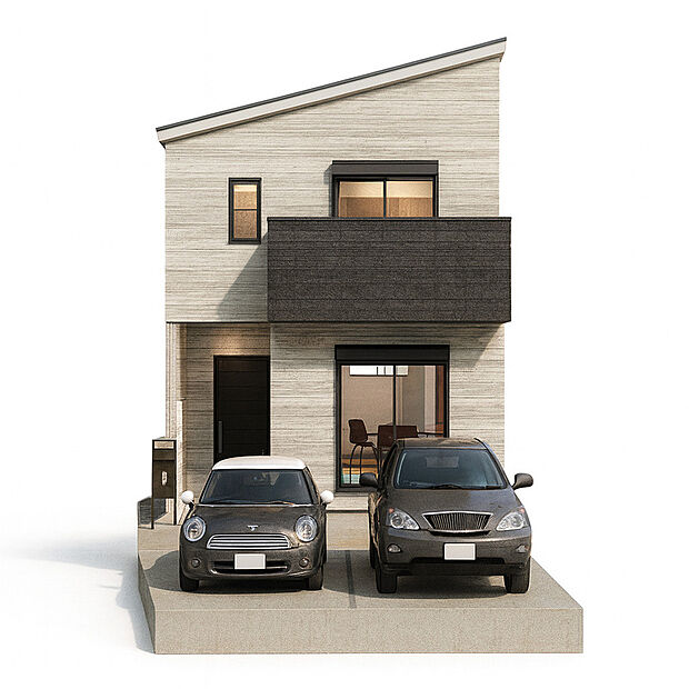 【外観パース】1号地
間取り図を基に作成したイメージパース図です。外構など、ご要望ございましたらお客様に合わせて作成いたします!