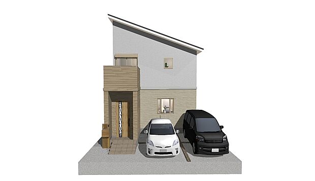 【【外観イメージパース】】現地でしか分からないお家の魅力を見て・触れて体感してみませんか?