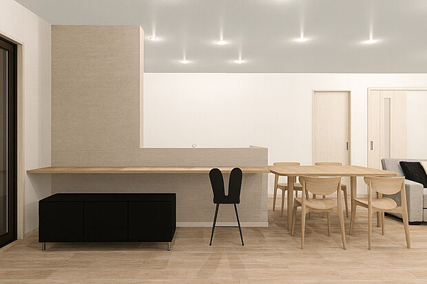 【【イメージパース】】アクセントクロスを取り入れる事も可能！オシャレな空間に変身します♪