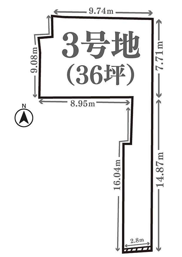 法22条地域
セットバック面積：約0.382ｍ2含
建築条件無土地としても販売中》3499万円