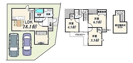 建築時期未定
建築確認番号：第R08確認建築IPEC00151号
（駐輪場面積2.02ｍ2・備蓄倉庫面積1.62ｍ2含） 