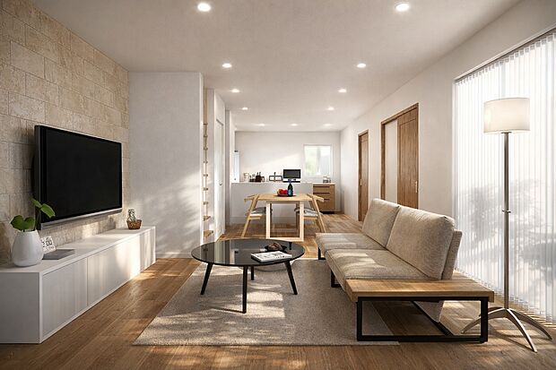 【ドリームタウンシリーズ施工例:洋室】
お部屋のクロスはお客様のお好みでお選びいただけますので、自分だけの素敵なお部屋づくりをしていただけます♪