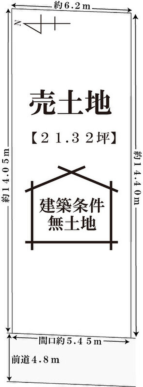 【【建築条件無土地】】価格：1999万円