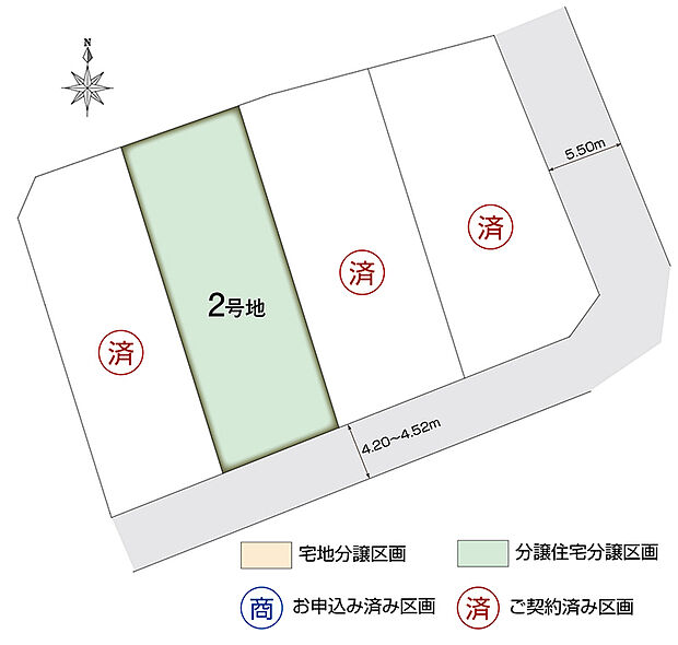 区画図(2026/1/29現在)