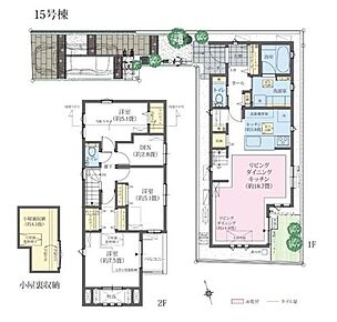 ＋SIC＋小屋裏収納
※1階LD・上部吹抜 ※キッチンカウンター ※W1350洗面 