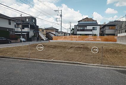 南側道路より